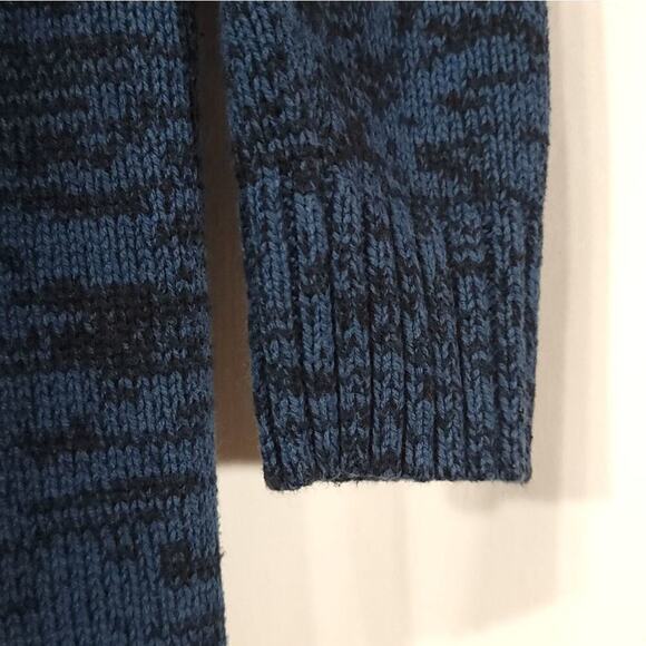 Style and Co Sweater Size Large Blue Teal Cable Knit Used  - Picture 4 of 10